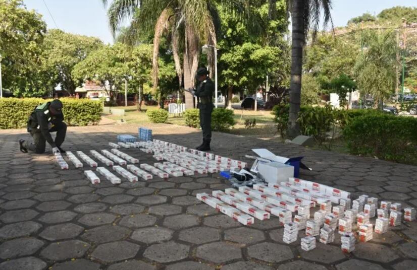 Gendarmería Nacional decomisó contrabando de marihuana que salió desde Puerto Iguazú.