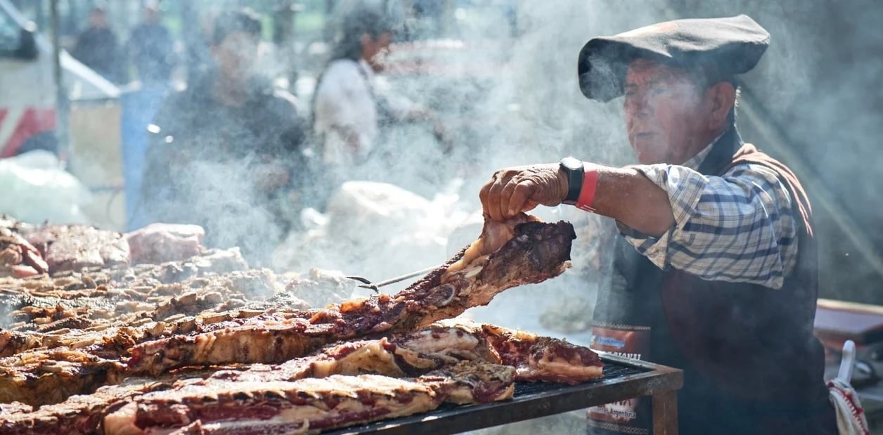 Campeonato Federal de Asado. (Archivo / Clarín)