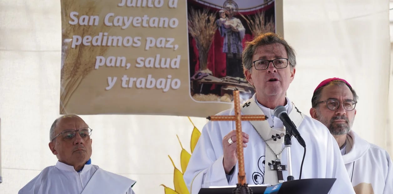 Jorge García Cuerva en San Cayetano. (Foto: Maxi Failla.)