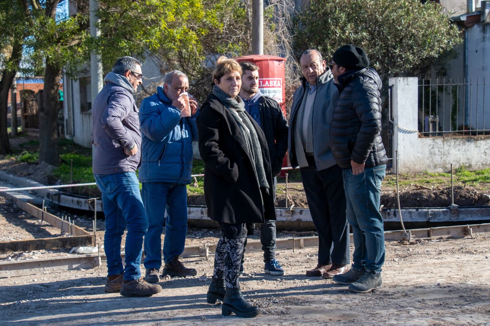 El intendente Carlos Sánchez recorrió diferentes obras que se ejecutan en Tres Arroyos