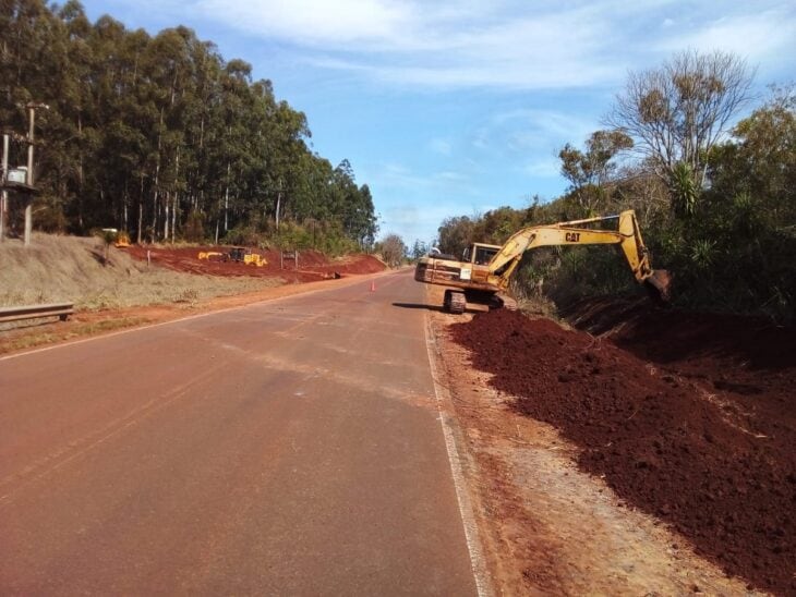 Se realizan obras sobre la Ruta Provincial N°19.