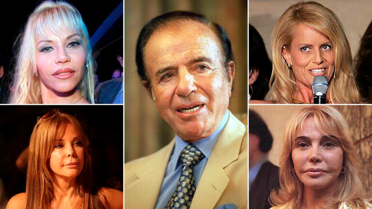 Las mujeres de la farándula y Menem