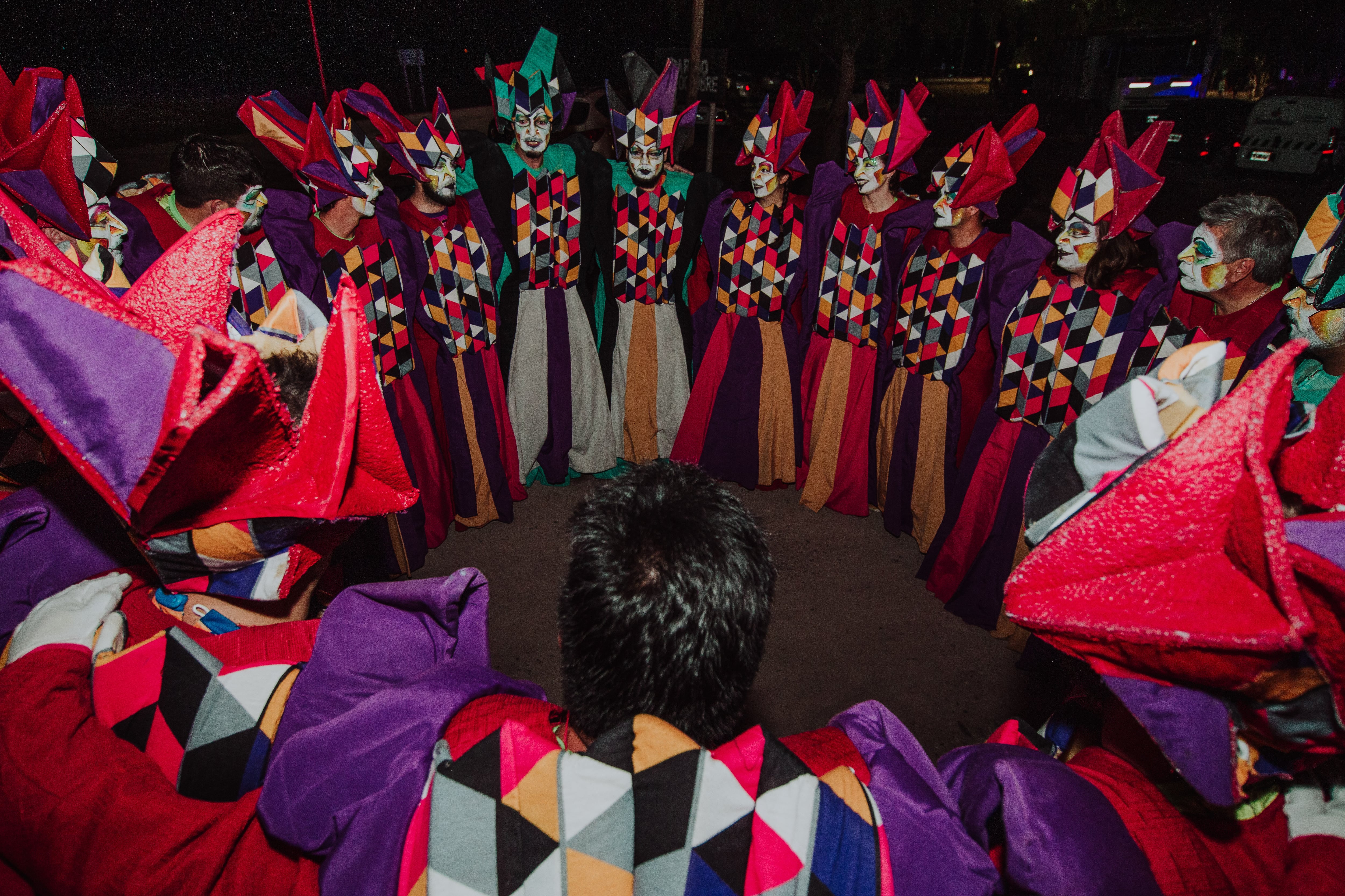 Los integrantes de la murga se preparan para ser protagonistas de la Vendimia 2023.