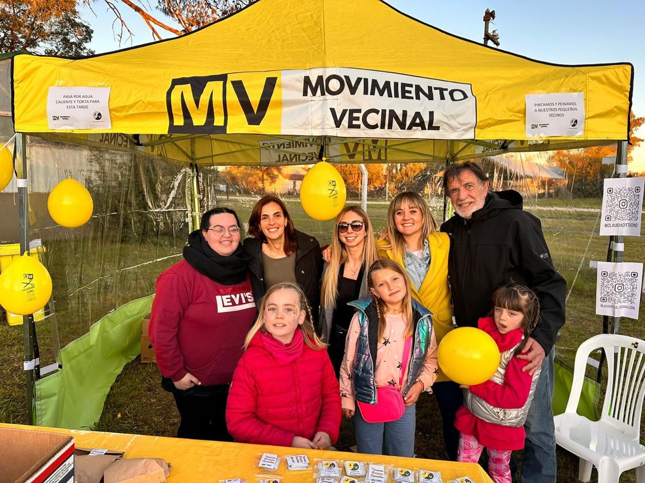 Claudia Cittadino participó en los eventos organizados por las juventudes tresarroyenses