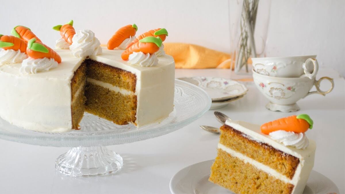 Cómo hacer una carrot cake vegana