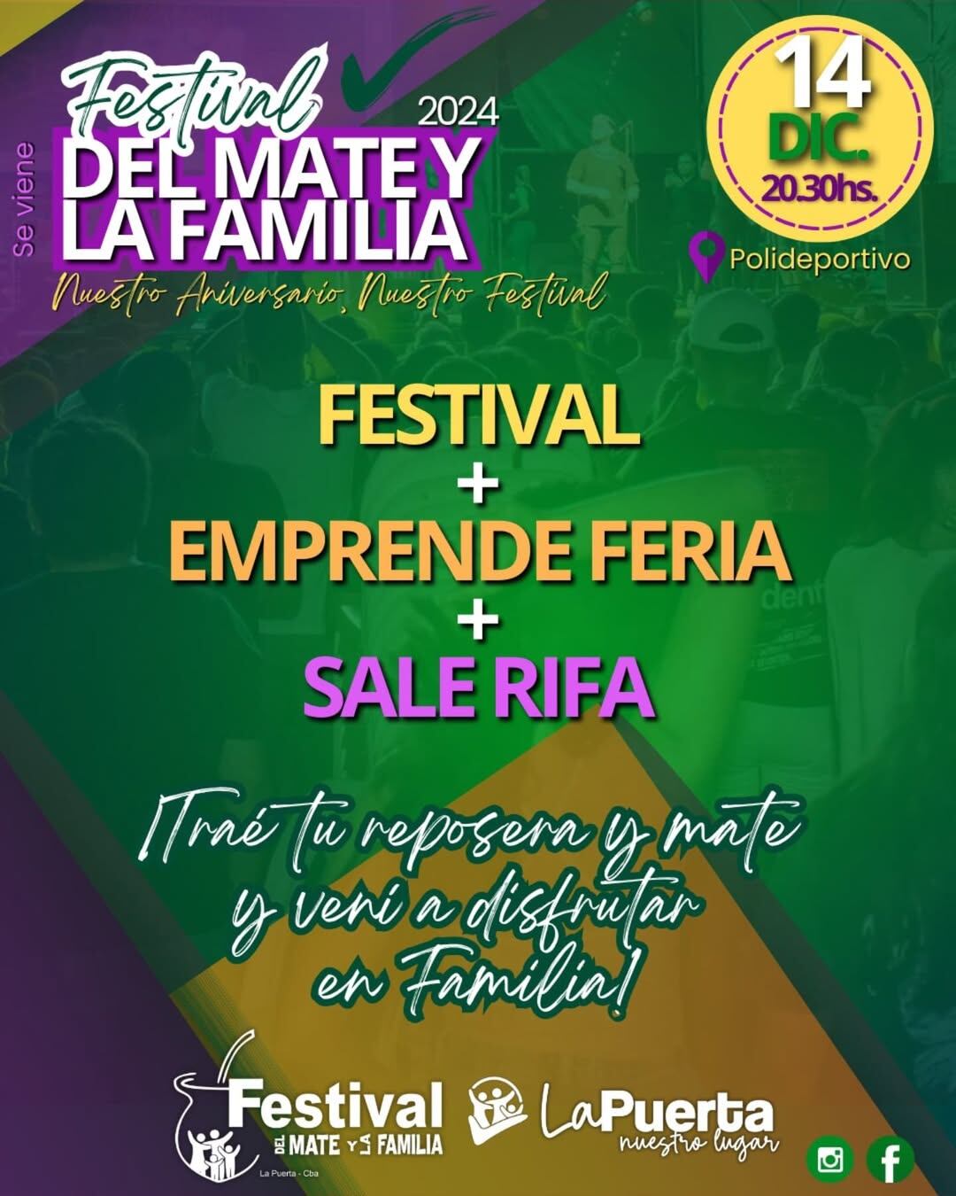 Los atractivos del festival del mate y la familia en Córdoba.