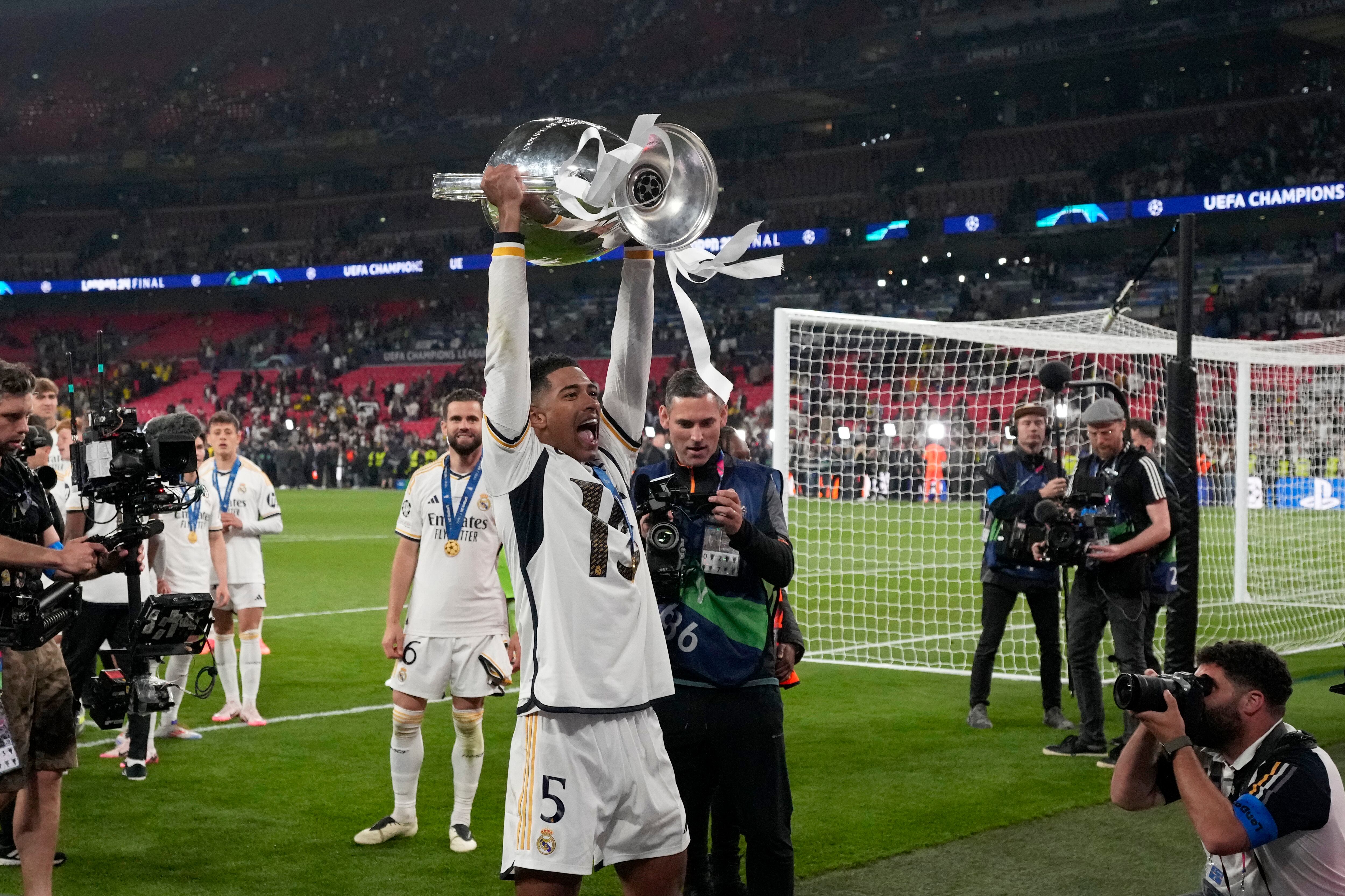 El guiño a River Plate de un jugador del Real Madrid luego de ganar la Champios League 
