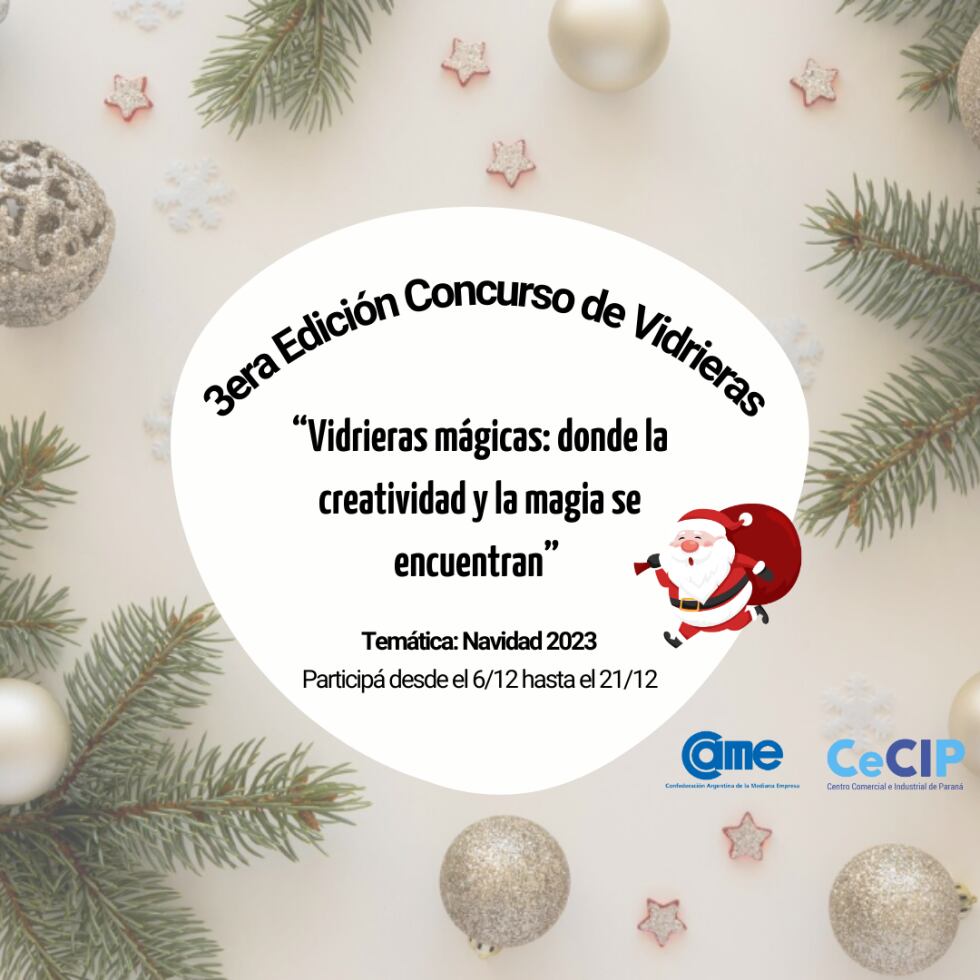 Las bases y condiciones del concurso están disponibles en la web de la CeCIP.