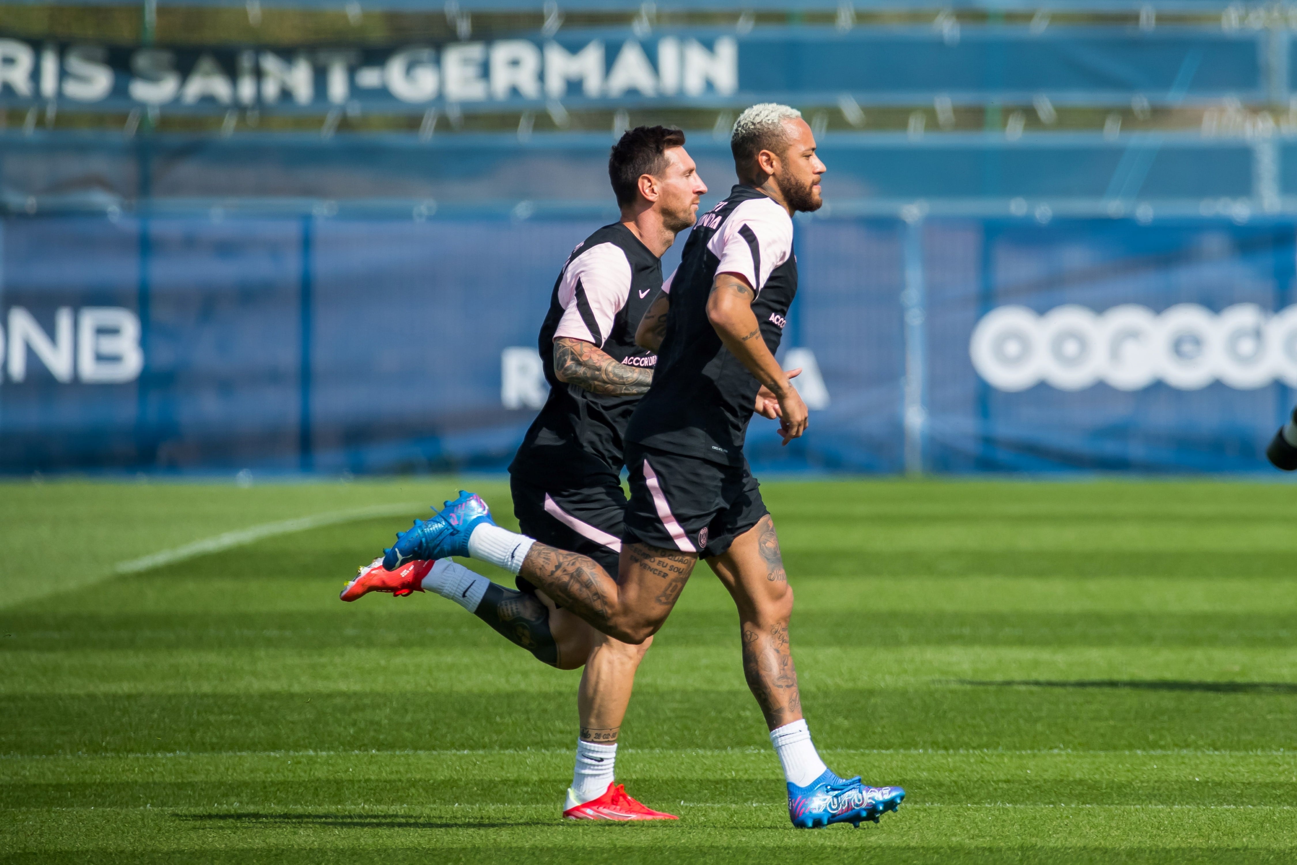 Las mejores fotos del segundo entrenamiento de Lionel Messi en PSG.