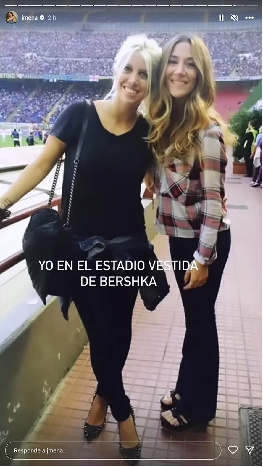 Jimena Barón en una vieja foto con Wanda Nara. (Instagram Jimena Barón)