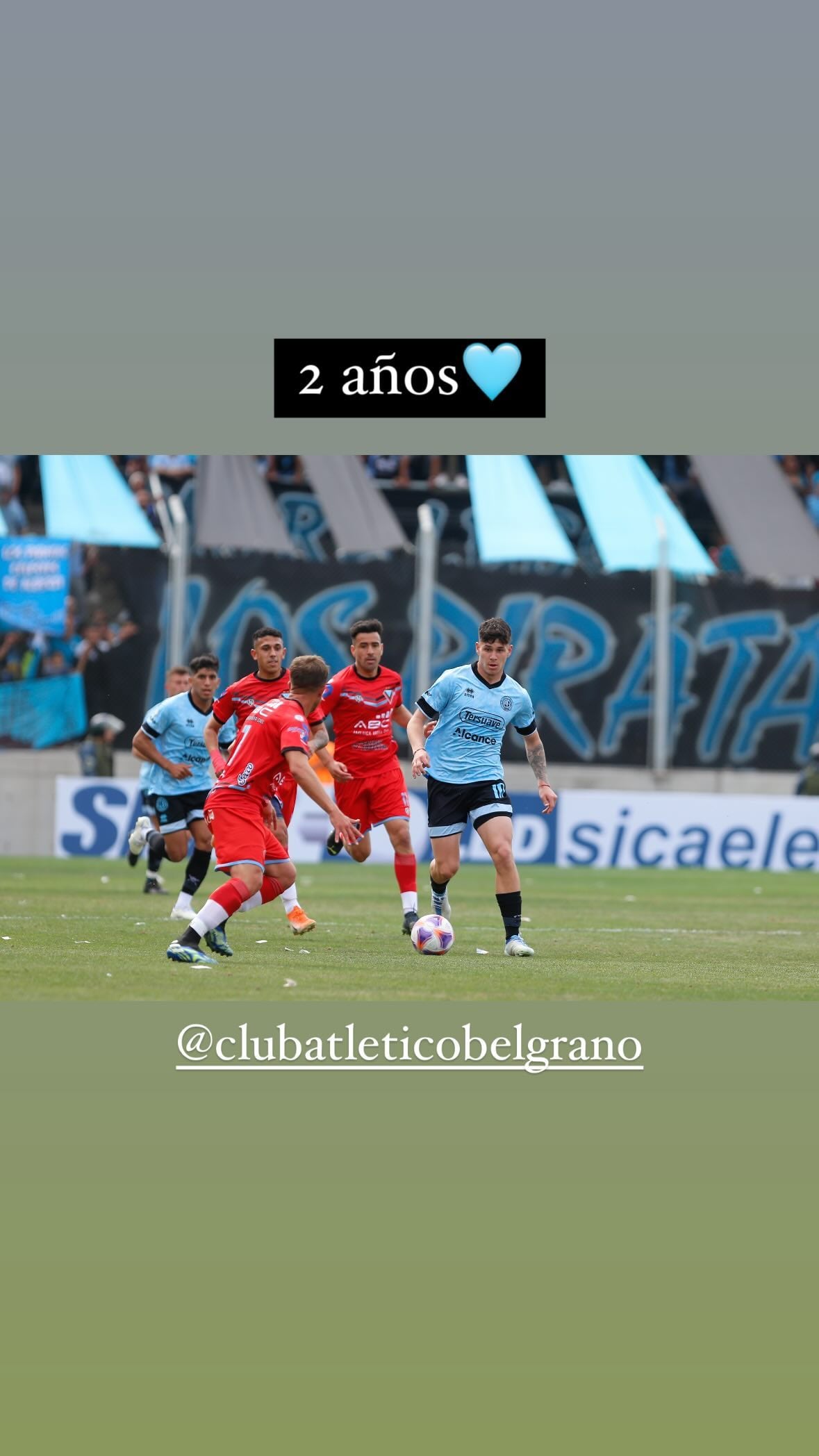 Zapelli subió un emotivo posteo por el aniversario del triunfo de Belgrano en San Nicolás.