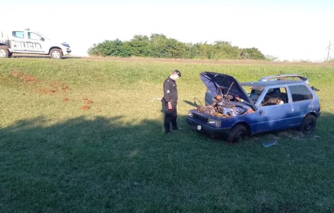 Accidente en Campo Viera dejó como saldo a un conductor herido.