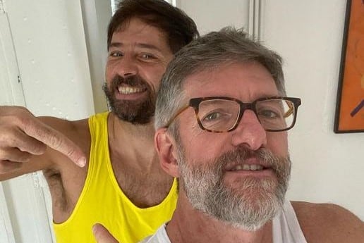 Luis Novaresio y Braulio Bauab (Instagram de Luis Novaresio)