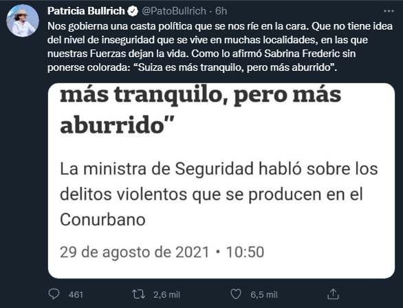 Las críticas del ámbito político al comentario de Frederic