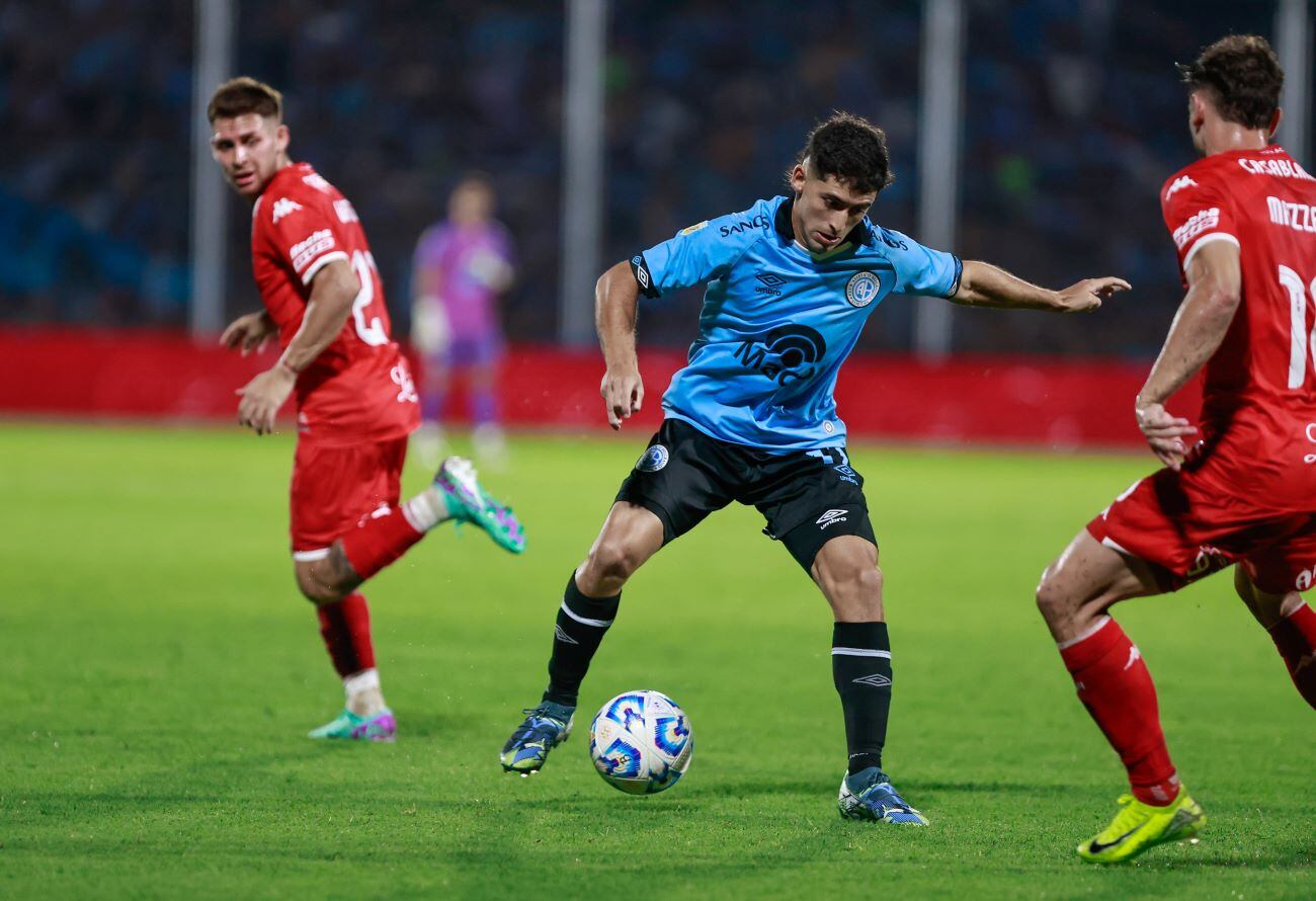 Belgrano empató 1-1 ante Huracán, este viernes, por la primera fecha del Apertura en la Liga Profesional. (Prensa Belgrano)