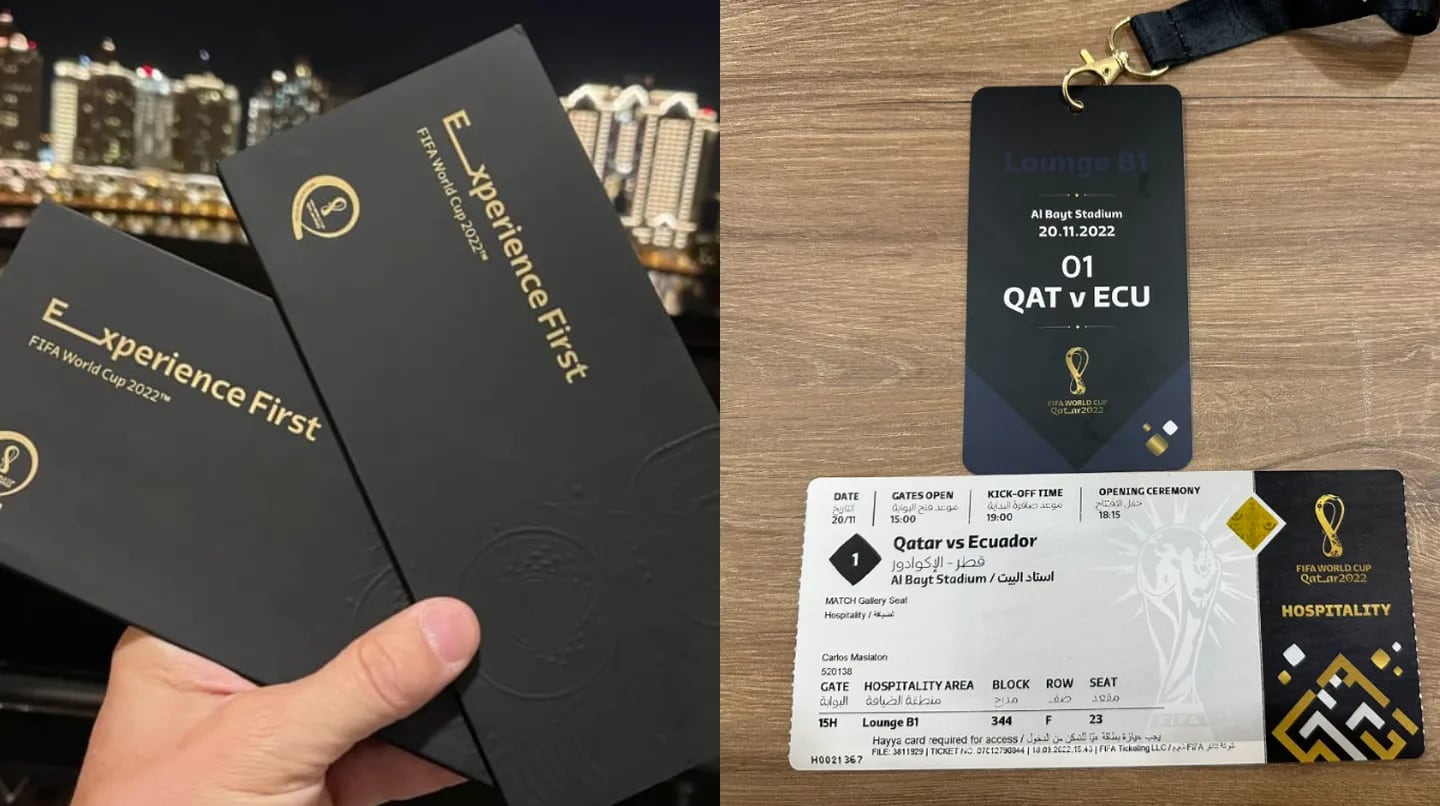 Las entradas personalizadas del palco VIP