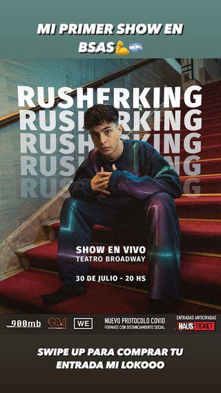 Rusher King en el Teatro Broadway.