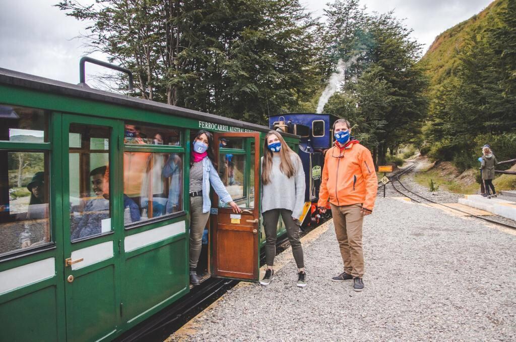 David Ferreyra, recorrió las instalaciones y espacios del Tren del Fin del Mundo, de nuestra ciudad, en el marco de las capacitaciones programadas para este año.