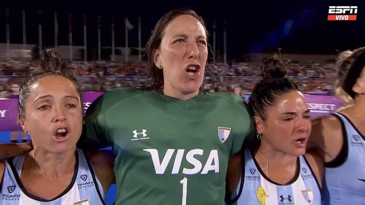 La emoción de Las Leonas