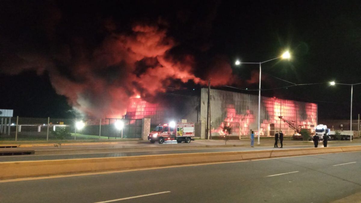 Se incendió un depósito de la AFIP en Posadas.