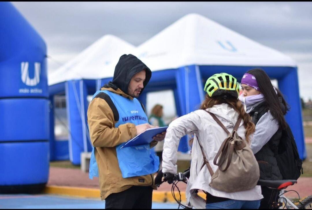 Varias áreas del Municipio trabajaron para realizar el evento. Los ciclistas anduvieron por una bicisenda demarcada como "prueba piloto" para su implementación a futuro.