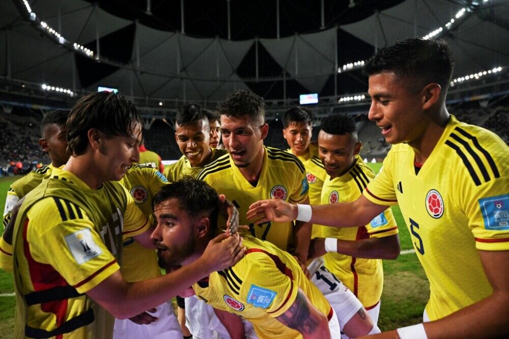 Colombia se hizo fuerte y goleó a Eslovaquia. Foto: Gentileza.