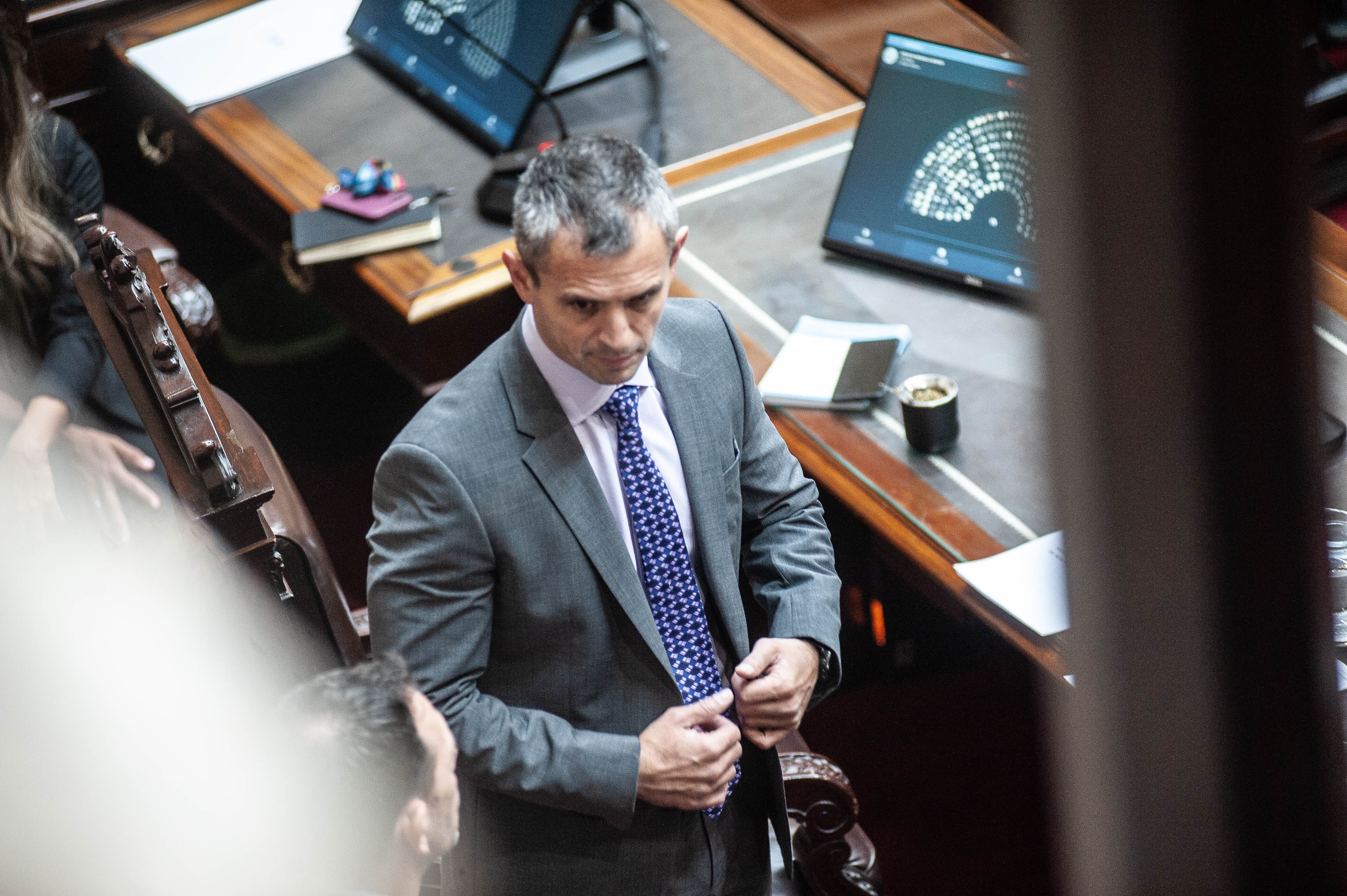 Martín Menem en Diputados. Foto: Federico López Claro