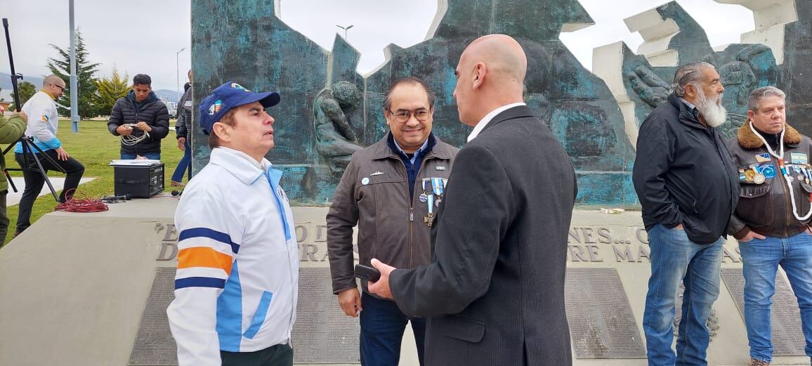 Acto por el 202 aniversario del primer izado del pabellón en las Islas Malvinas.