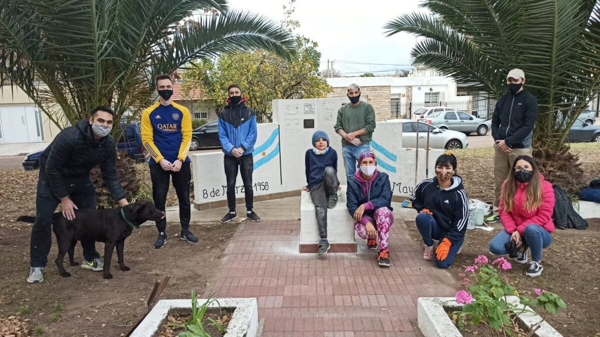 Reacondicionaron la plazoleta Cabo Vázquez