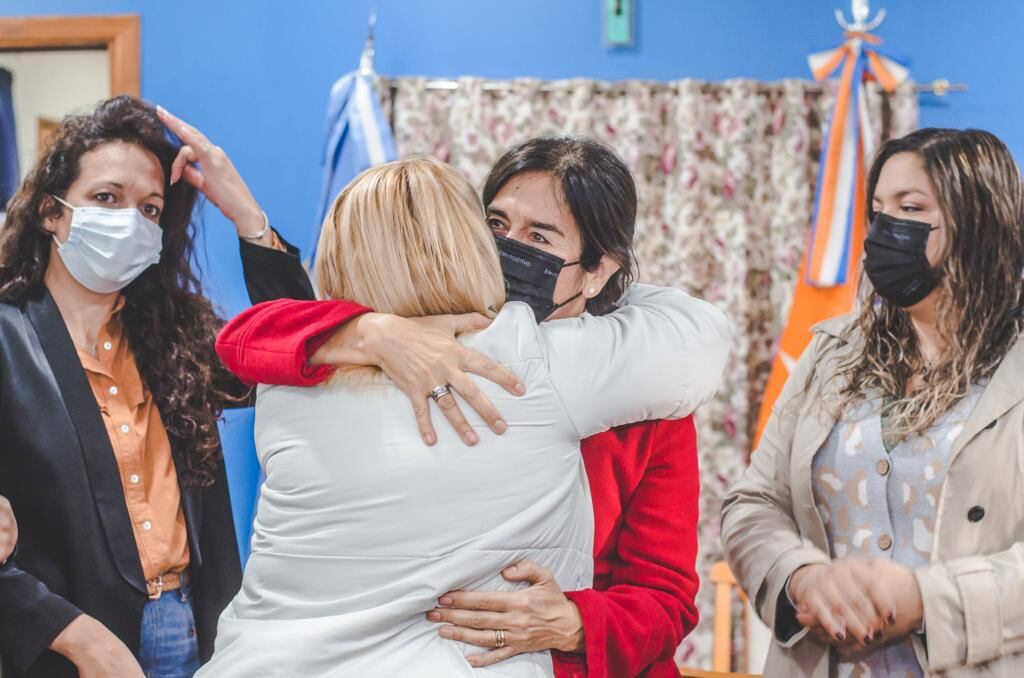 Con mucha emoción se vivió el momento de homenaje hacia las mujeres de Malvinas.