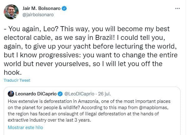 Bolsonaro Di Caprio