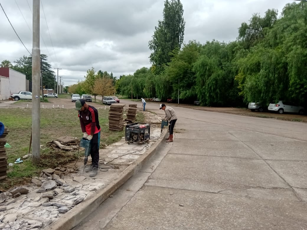 Comenzaron las obras para remodelar por completo la rotonda de La Copa en San Rafael. 