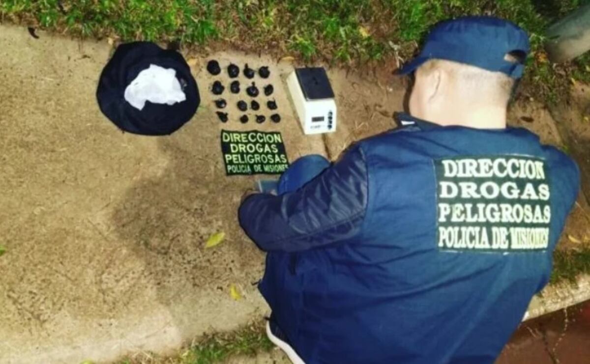 Descartan bolso con marihuana en Garupá