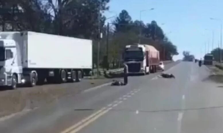 Un conductor misionero se vio involucrado en accidente vial en Virasoro.