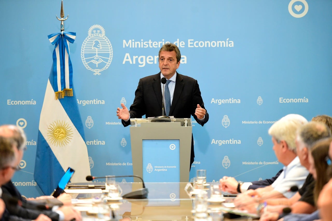 Sergio Massa, actual ministro de Economía de la Nación. 