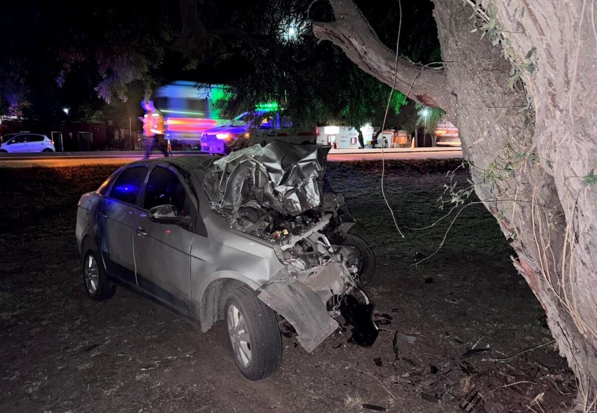 Conmoción en Córdoba: un policía murió tras chocar su auto contra un árbol