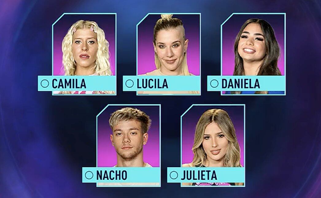 Todos los nominados de Gran Hermano de esta semana