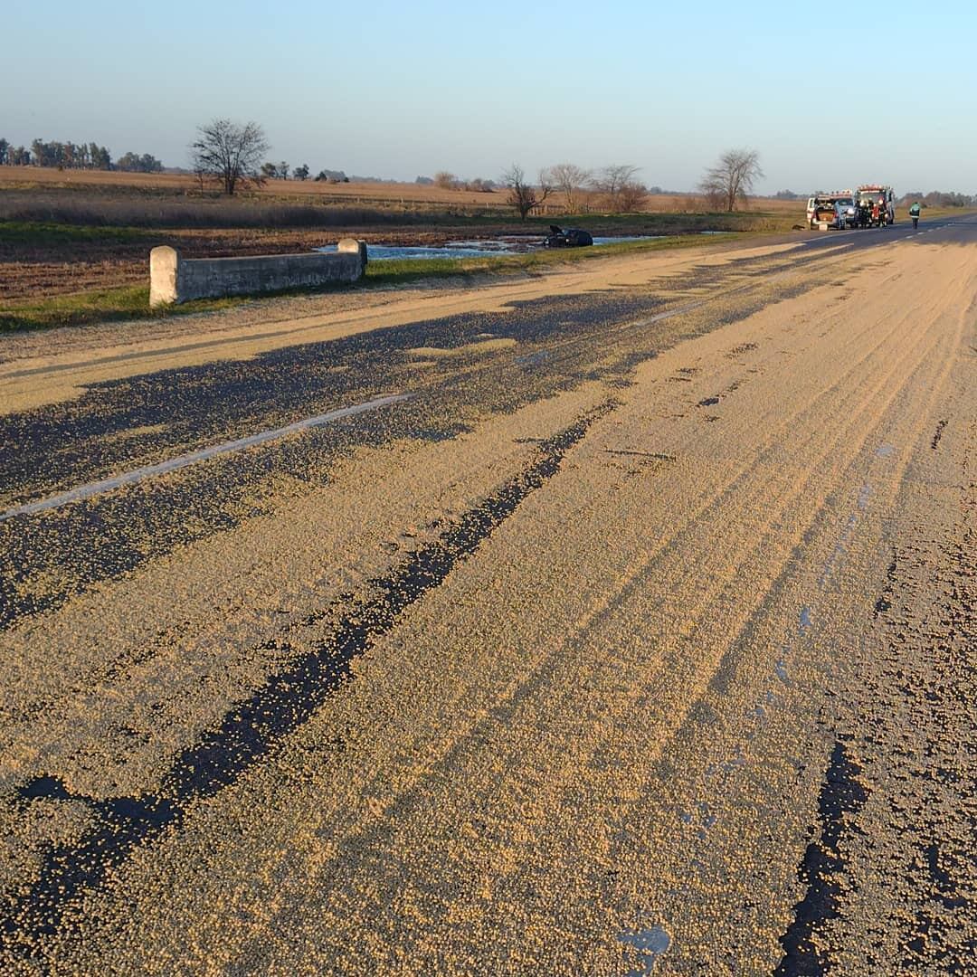 Otro accidente sobre Ruta 3