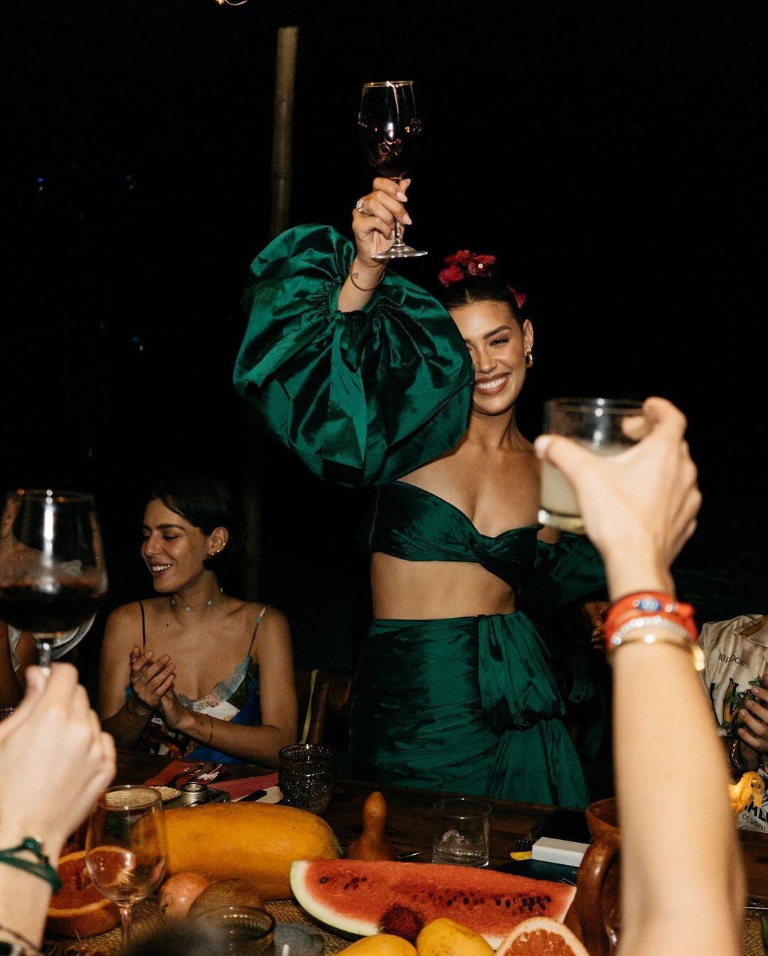 Festejó su cumpleaños en Copacabana