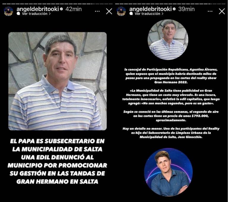 Denunciaron al padre de Marcos Ginocchio por destinar mucho dinero del municipio de Salta en propaganda