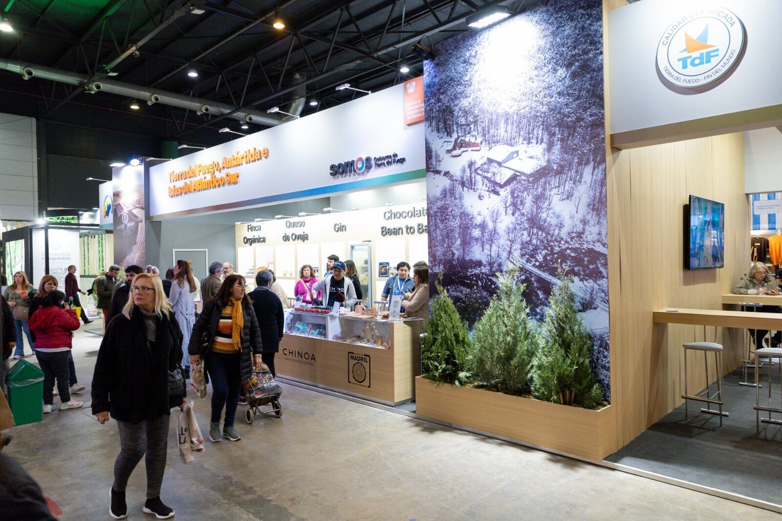 El stand de Tierra del Fuego fue uno de los más concurridos en la Feria “Caminos y Sabores”