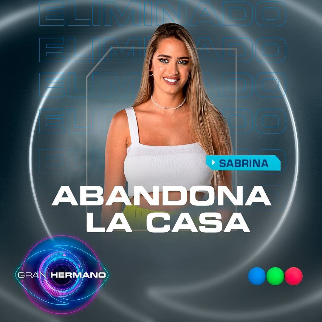 Sabrina es la novena eliminada de Gran Hermano 2024