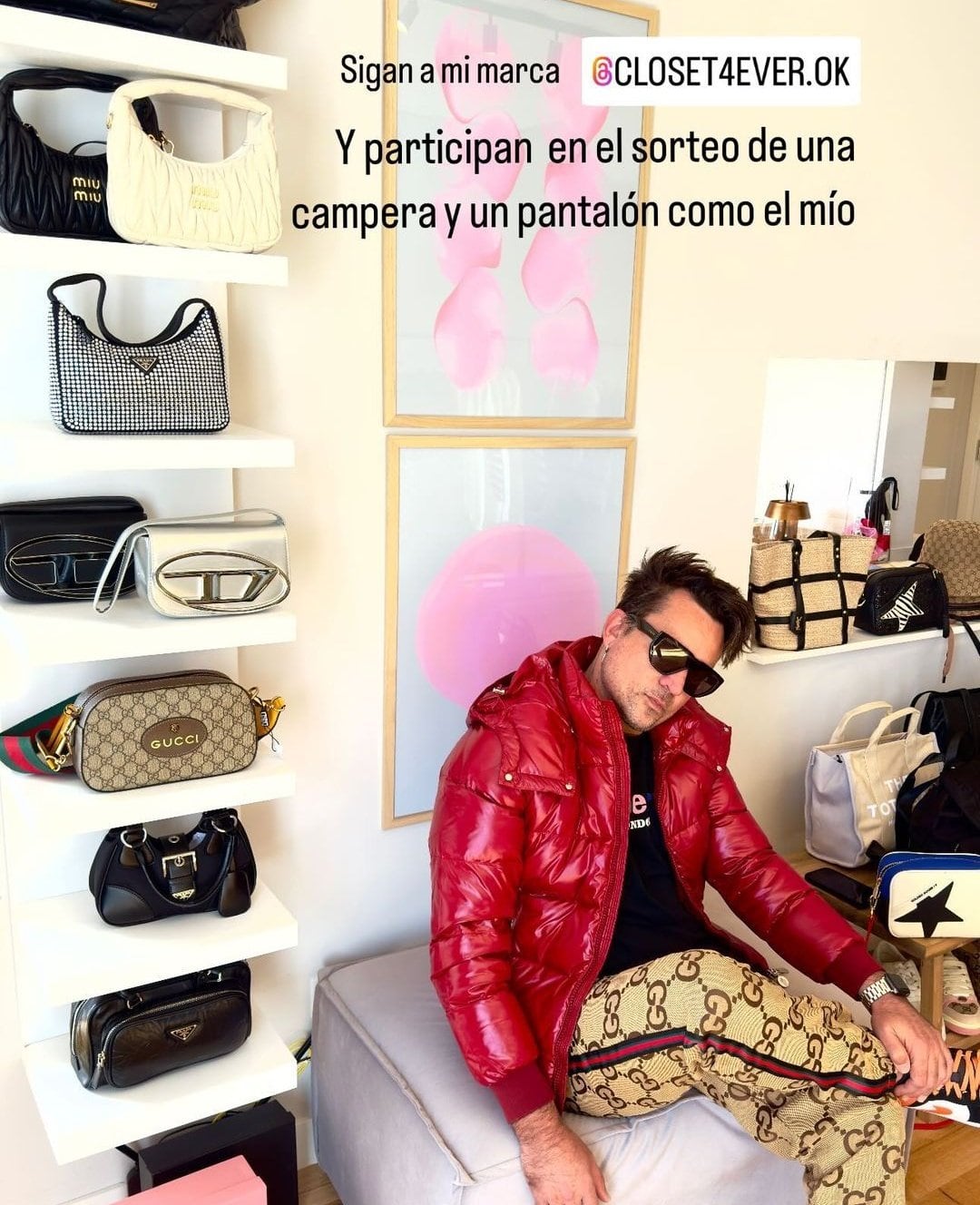 Chano Charpentier lanzó “Closet4ever”, su propia marca de ropa y accesorios: ¿dónde queda el local y cómo comprar?