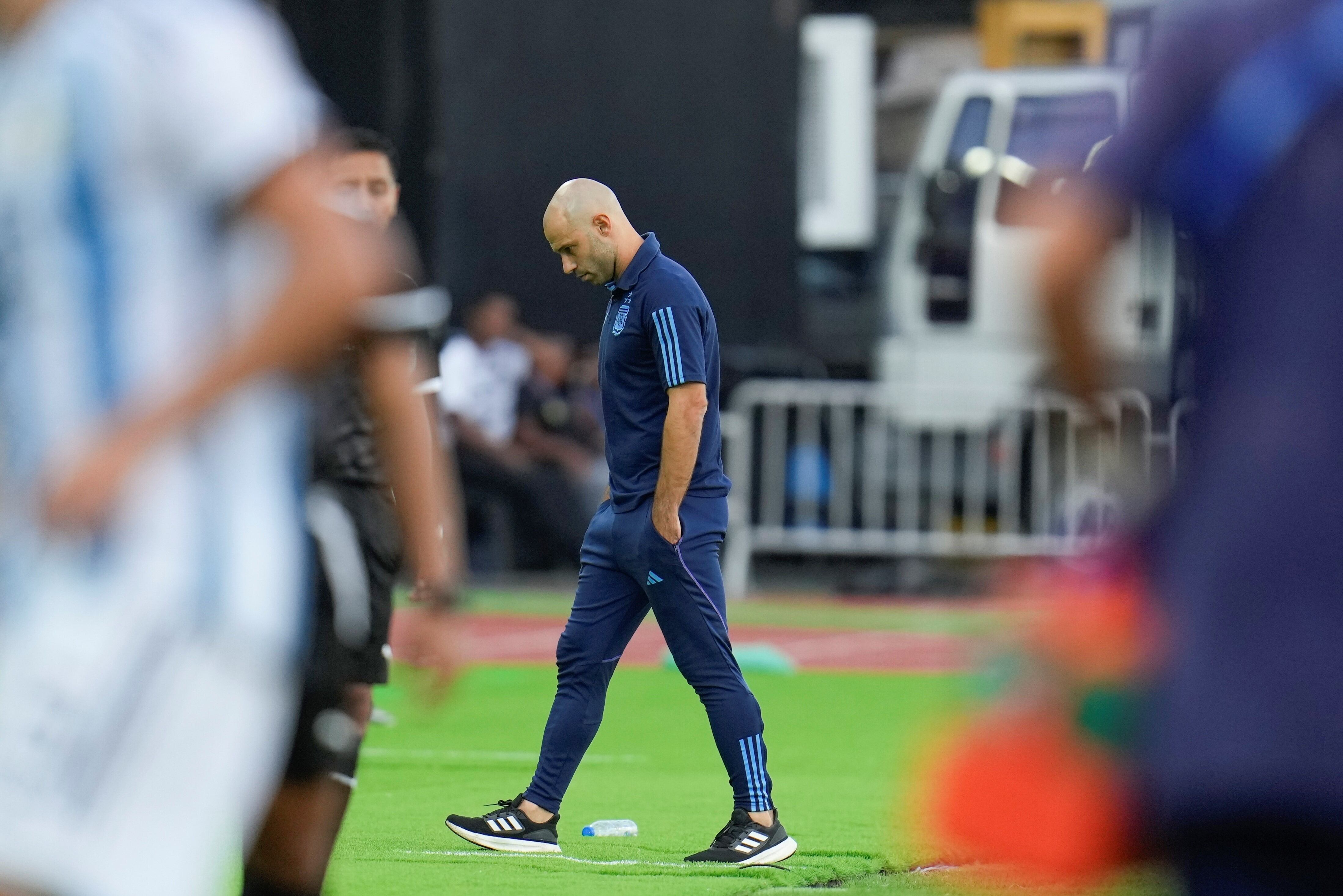 Javier Mascherano, entrenador del seleccionado sub 23 de Argentina. (AP / Archivo)