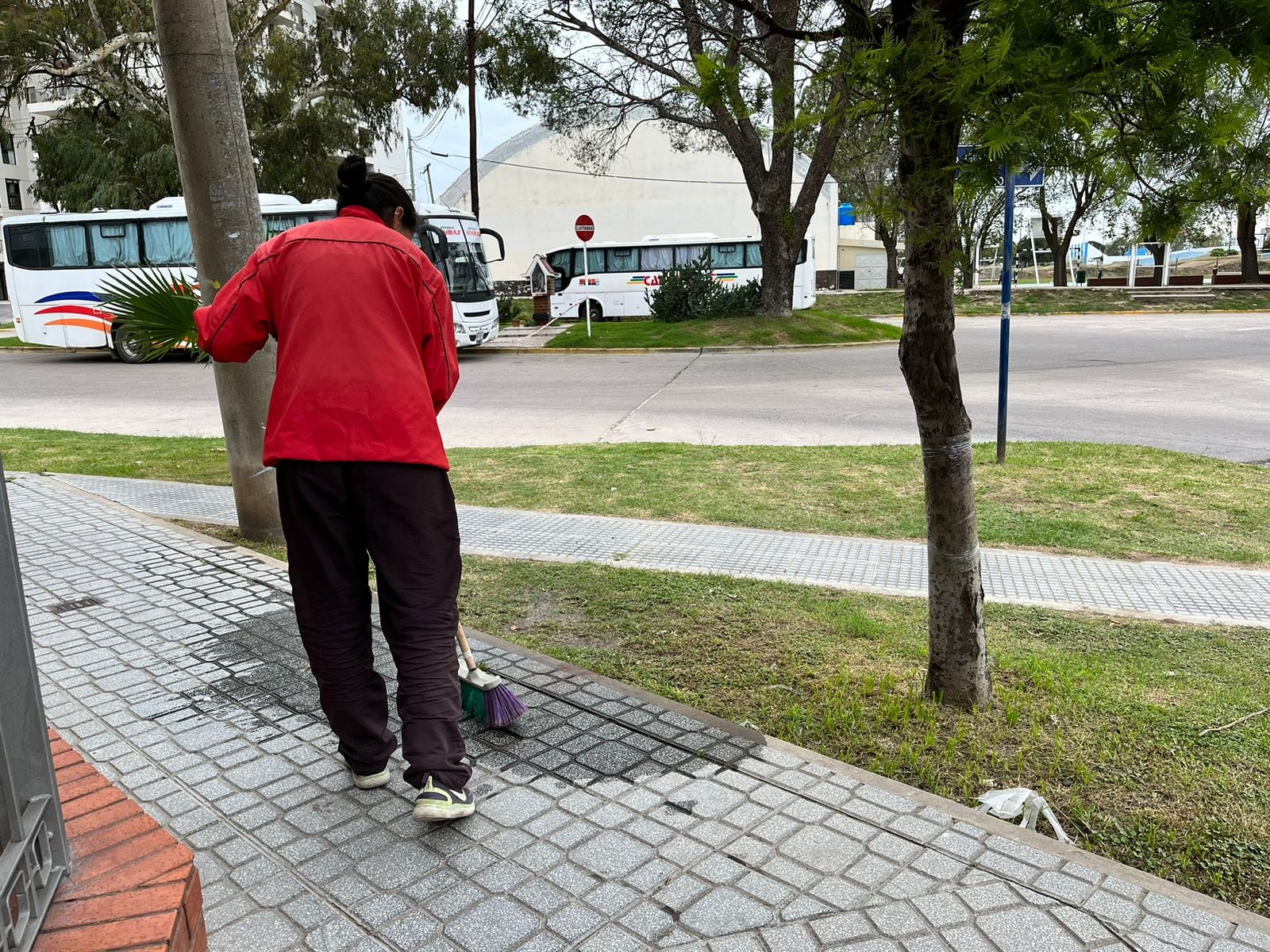 Río Cuarto. La zona donde se produjo el intercambio de disparos entre ladrones y policías (Tomy Fragueiro/La Voz).