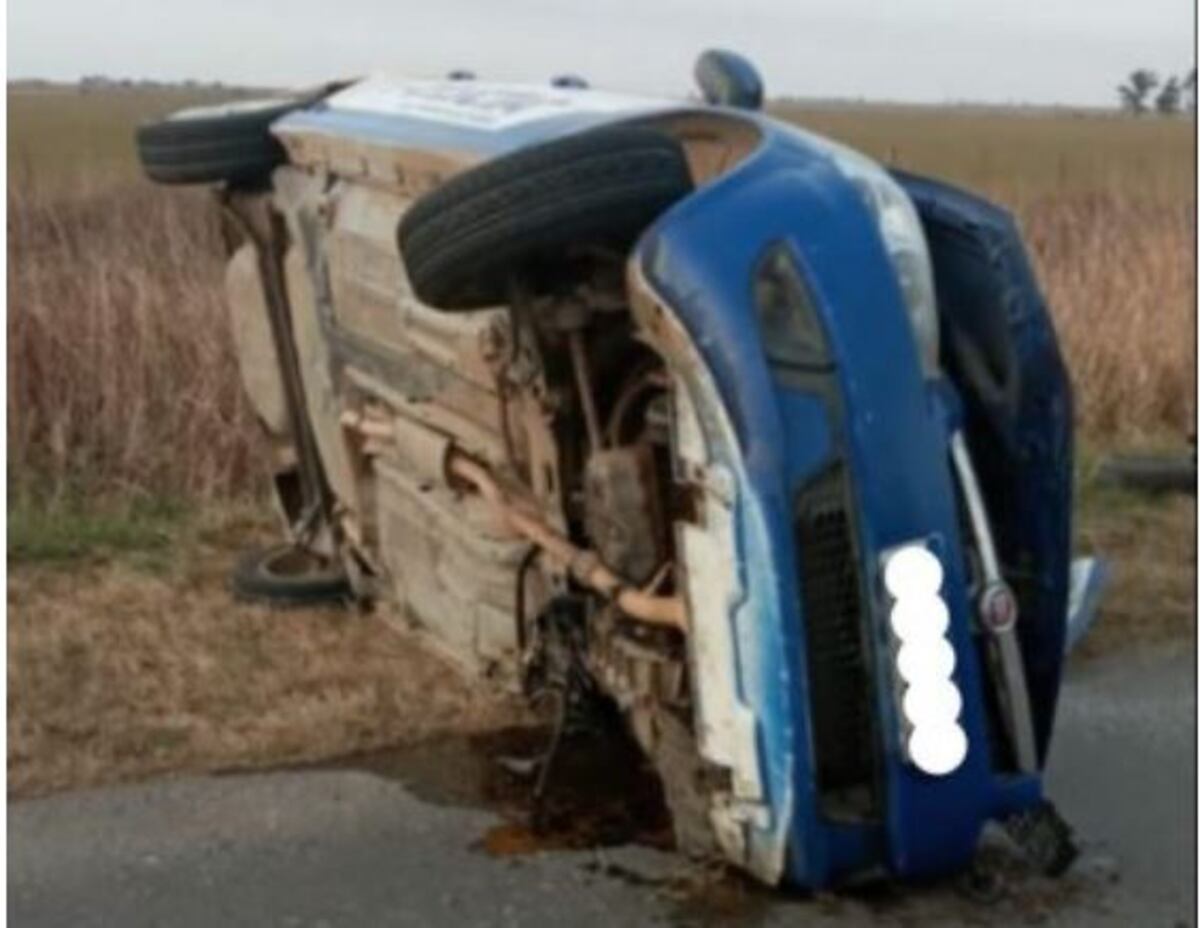 Heridas de gravedad para un policía en un accidente entre Las Varas y Las Varillas
