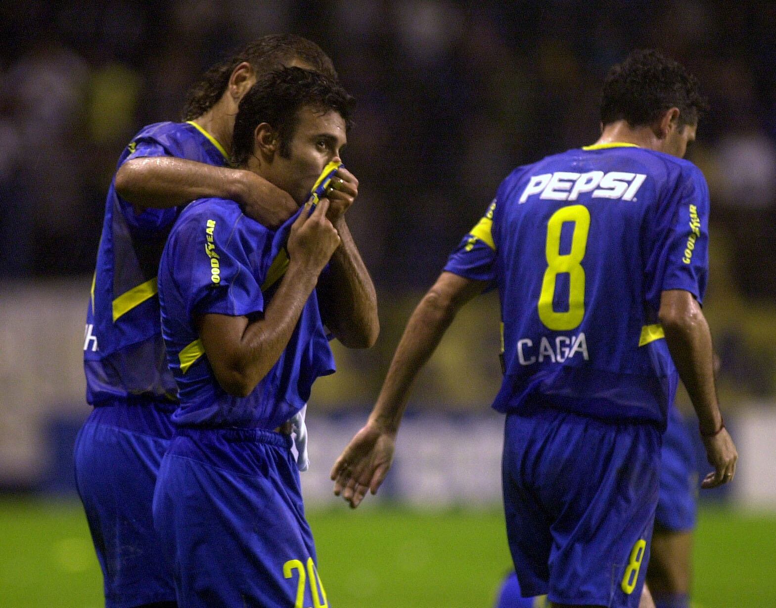 Javier Villarreal en su etapa en Boca Juniors. (Fotobaires).