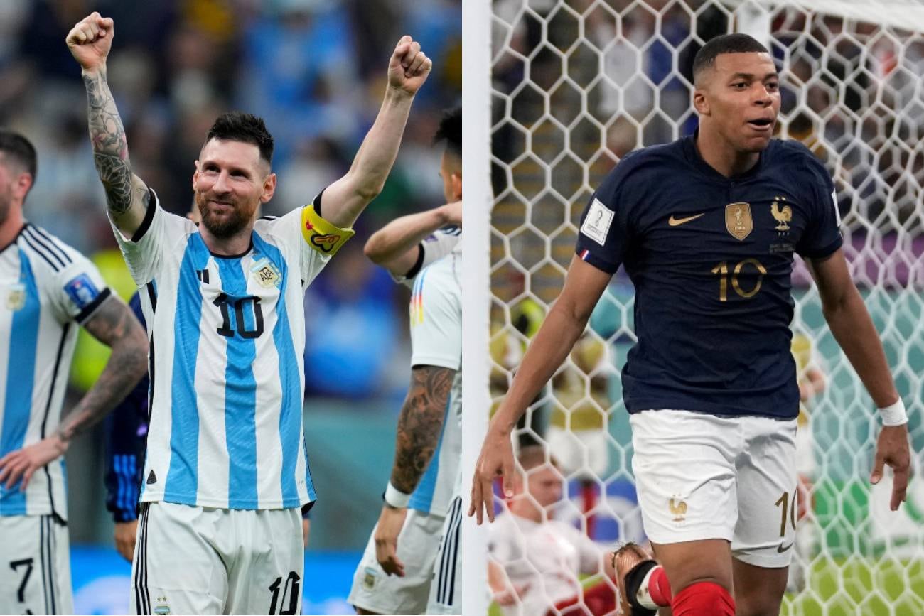 Messi y Mbappé proponen un apasionante mano a mano en la final de Qatar 2022. El mundo tendrá sus ojos sobre ellos.