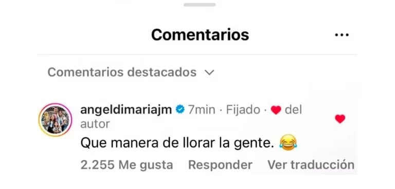 El mordaz comentario de "Fideo"