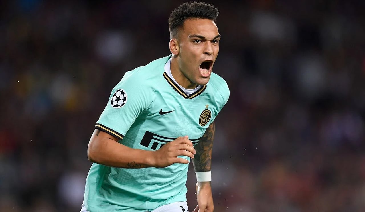 Lautaro Martínez delantero en el Inter de Milán de la Serie A de Italia